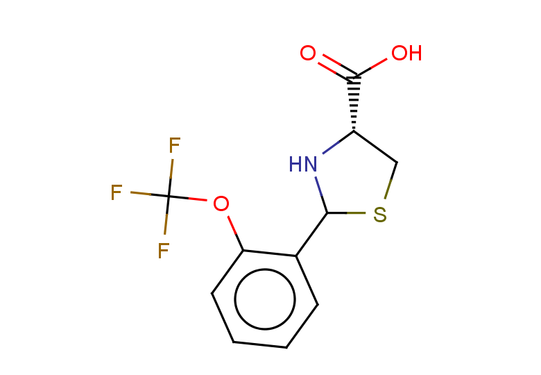 (4R)-2-[2-(trifluoromethoxy)phenyl]-1,3-thiazolidine-4-carboxylic acid