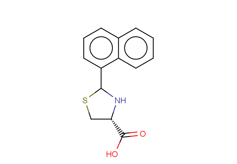 (4R)-2-(naphthalen-1-yl)-1,3-thiazolidine-4-carboxylic acid