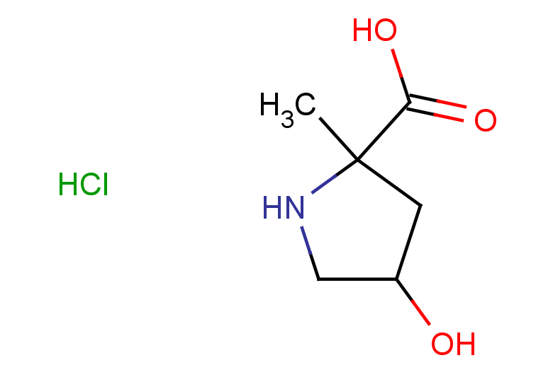 4-hydroxy-2-methylpyrrolidine-2-carboxylic acid hydrochloride