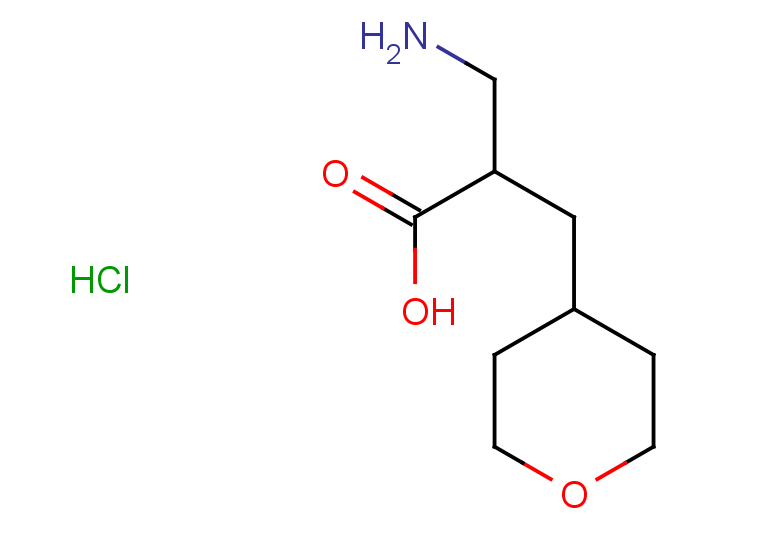 3-amino-2-[(oxan-4-yl)methyl]propanoic acid hydrochloride