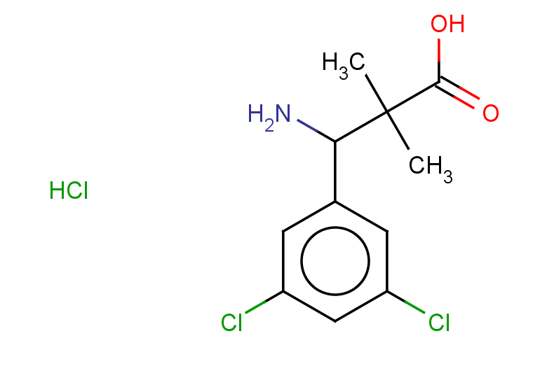 3-amino-3-(3,5-dichlorophenyl)-2,2-dimethylpropanoic acid hydrochloride
