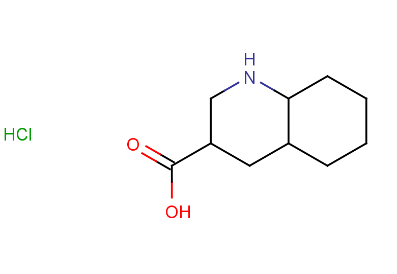 decahydroquinoline-3-carboxylic acid hydrochloride, Mixture of diastereomers