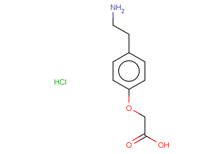 2-[4-(2-aminoethyl)phenoxy]acetic acid hydrochloride