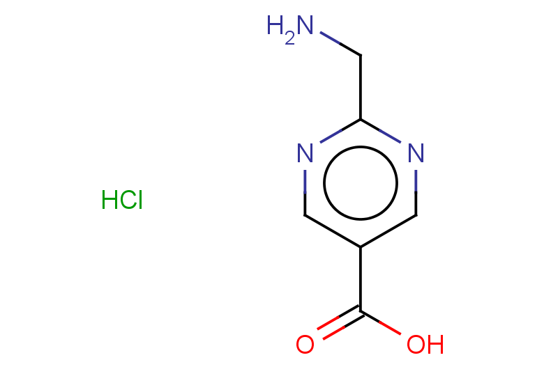 2-(aminomethyl)pyrimidine-5-carboxylic acid hydrochloride
