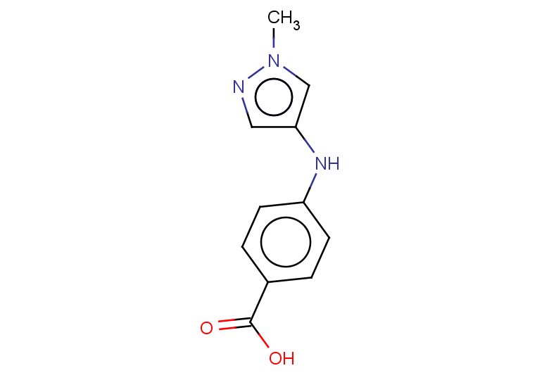 4-[(1-methyl-1H-pyrazol-4-yl)amino]benzoic acid