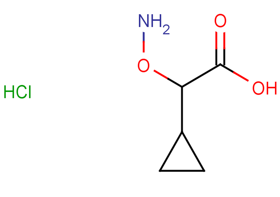2-(aminooxy)-2-cyclopropylacetic acid hydrochloride