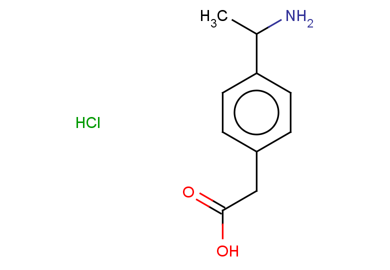 2-[4-(1-aminoethyl)phenyl]acetic acid hydrochloride