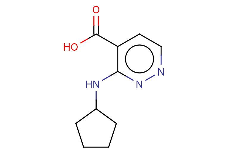3-(cyclopentylamino)pyridazine-4-carboxylic acid