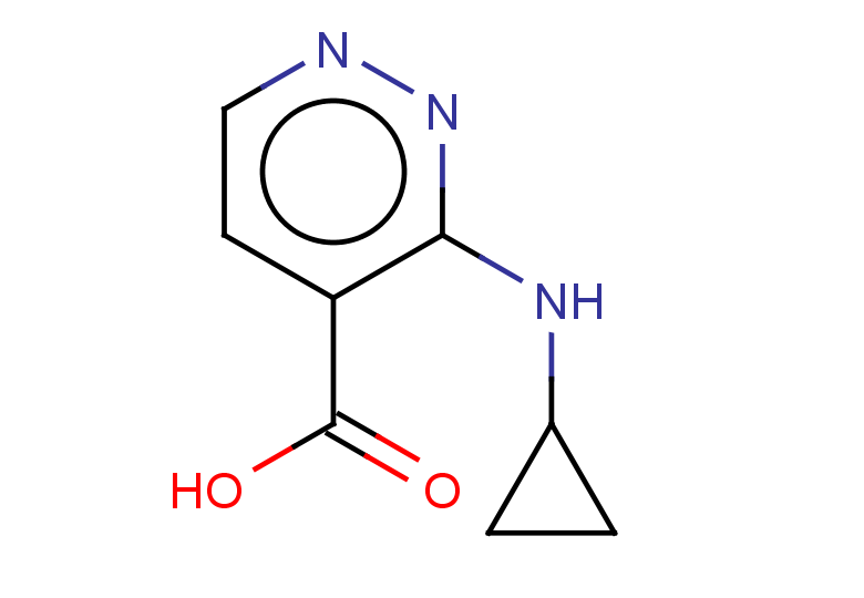 3-(cyclopropylamino)pyridazine-4-carboxylic acid