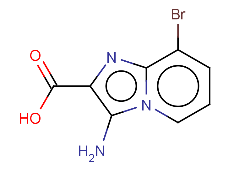 3-amino-8-bromoimidazo[1,2-a]pyridine-2-carboxylic acid