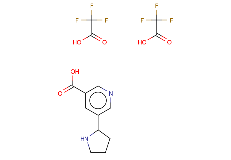 5-(pyrrolidin-2-yl)pyridine-3-carboxylic acid, bis(trifluoroacetic acid)