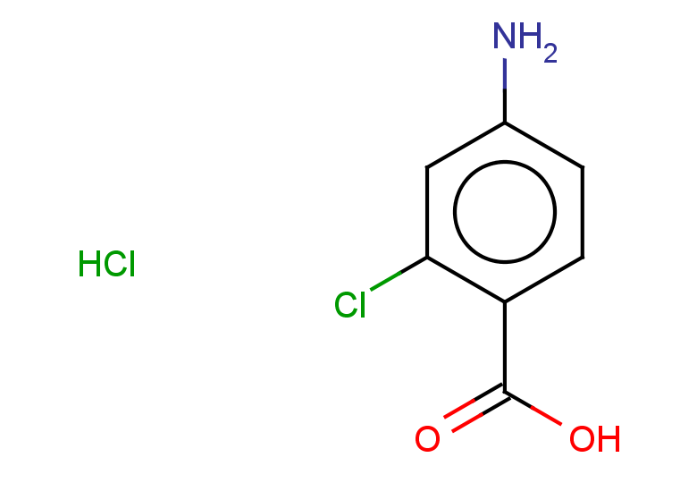 4-amino-2-chlorobenzoic acid hydrochloride