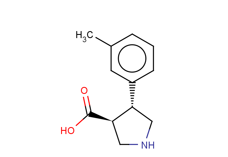 rac-(3R,4S)-4-(3-methylphenyl)pyrrolidine-3-carboxylic acid, trans