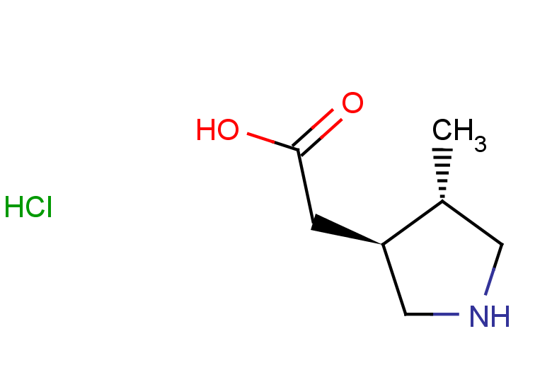 rac-2-[(3R,4R)-4-methylpyrrolidin-3-yl]acetic acid hydrochloride, trans