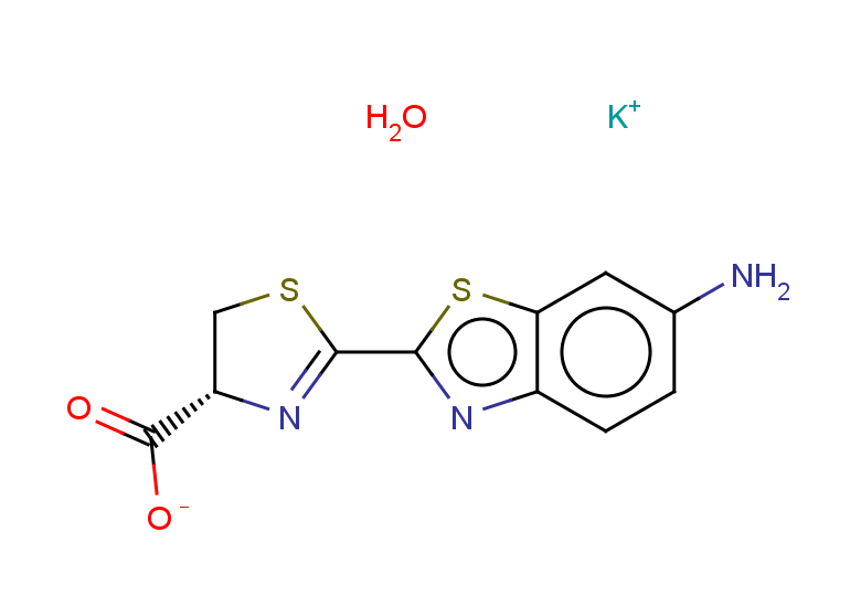 potassium (4R)-2-(6-amino-1,3-benzothiazol-2-yl)-4,5-dihydro-1,3-thiazole-4-carboxylate hydrate