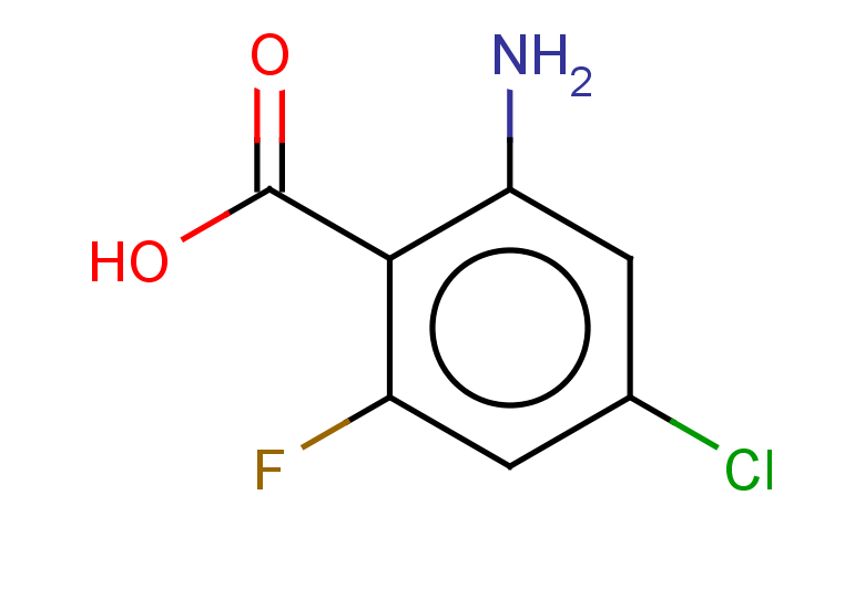 2-amino-4-chloro-6-fluorobenzoic acid