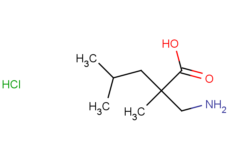 2-(aminomethyl)-2,4-dimethylpentanoic acid hydrochloride