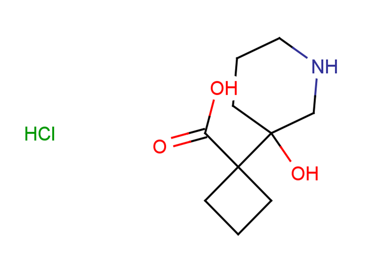1-(3-hydroxypiperidin-3-yl)cyclobutane-1-carboxylic acid hydrochloride