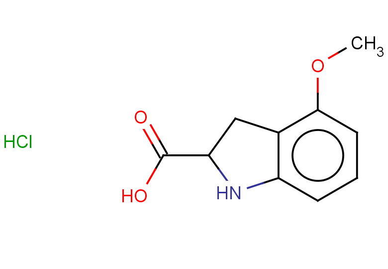 4-methoxy-2,3-dihydro-1H-indole-2-carboxylic acid hydrochloride