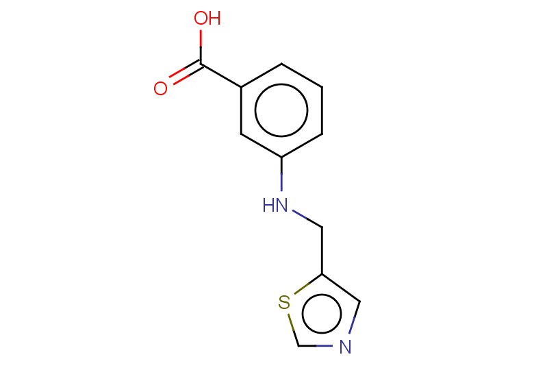 3-((thiazol-5-ylmethyl)amino)benzoic acid