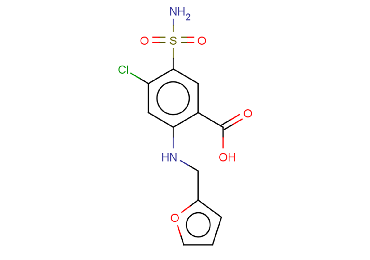 4-chloro-2-{[(furan-2-yl)methyl]amino}-5-sulfamoylbenzoic acid