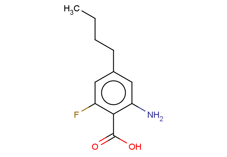 2-amino-4-butyl-6-fluorobenzoic acid