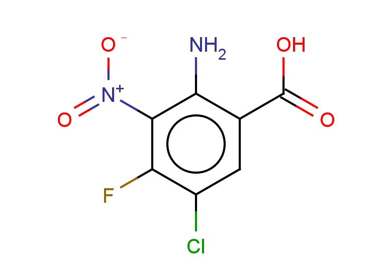 2-amino-5-chloro-4-fluoro-3-nitrobenzoic acid