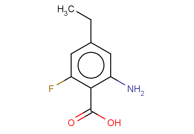 2-amino-4-ethyl-6-fluorobenzoic acid