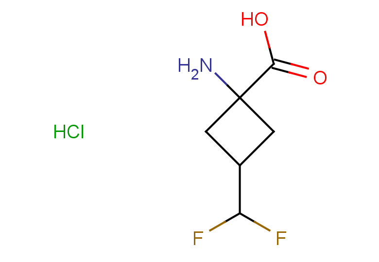 1-amino-3-(difluoromethyl)cyclobutane-1-carboxylic acid hydrochloride, Mixture of diastereomers