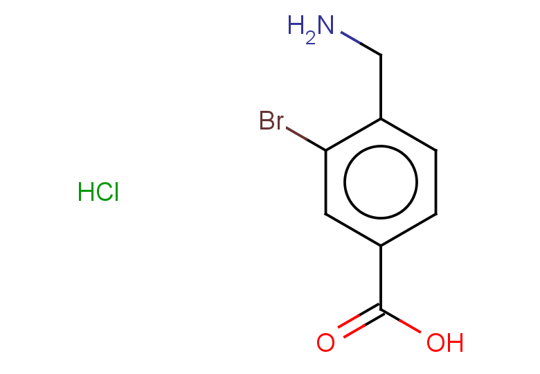 4-(aminomethyl)-3-bromobenzoic acid hydrochloride