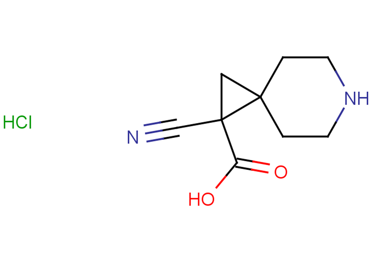 1-cyano-6-azaspiro[2.5]octane-1-carboxylic acid hydrochloride