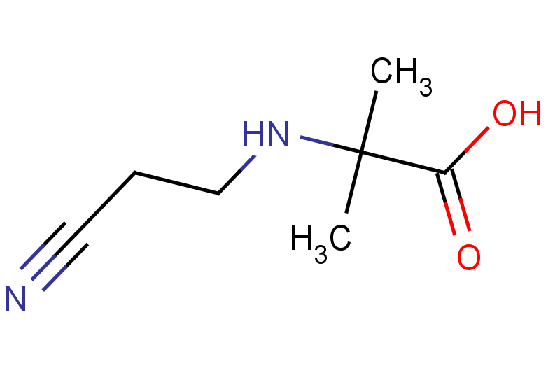 2-[(2-cyanoethyl)amino]-2-methylpropanoic acid