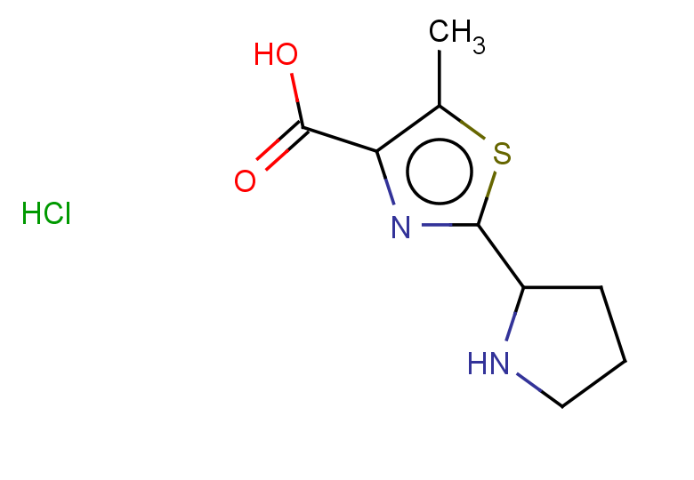 5-methyl-2-(pyrrolidin-2-yl)-1,3-thiazole-4-carboxylic acid hydrochloride