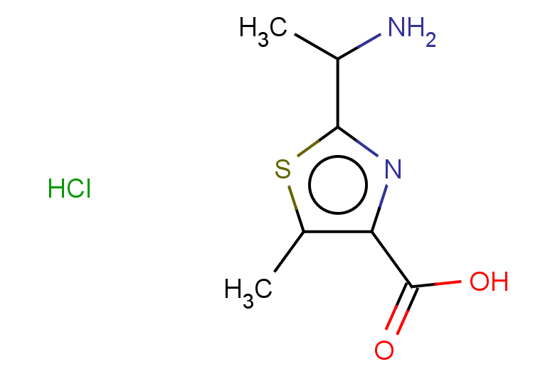 2-(1-aminoethyl)-5-methyl-1,3-thiazole-4-carboxylic acid hydrochloride