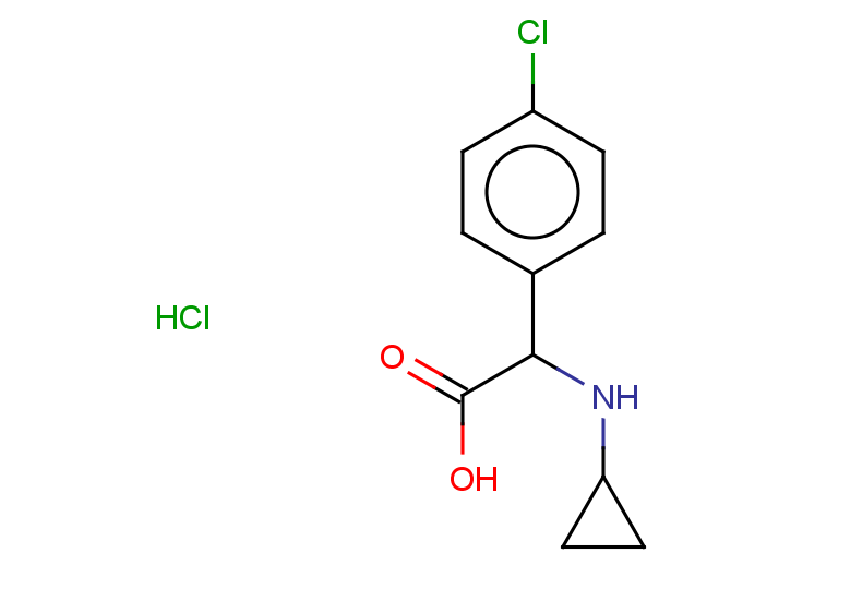2-(4-chlorophenyl)-2-(cyclopropylamino)acetic acid hydrochloride