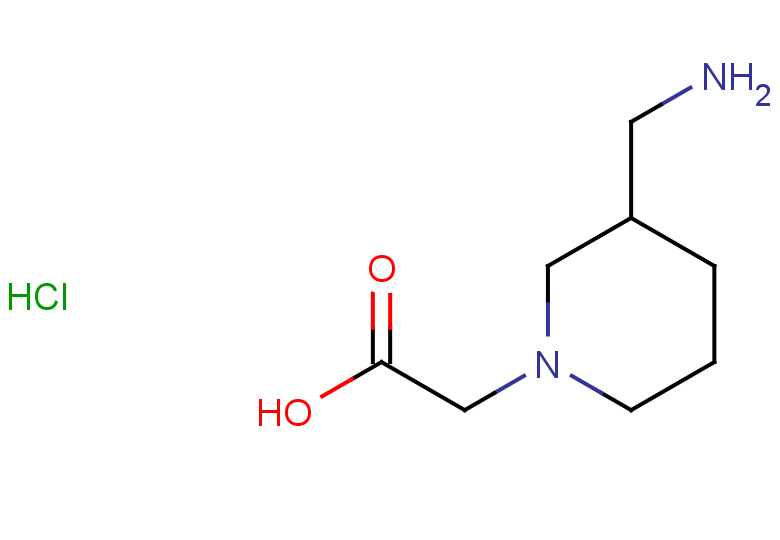 2-[3-(aminomethyl)piperidin-1-yl]acetic acid hydrochloride
