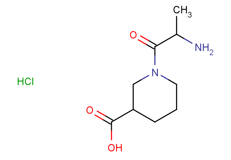 1-(2-aminopropanoyl)piperidine-3-carboxylic acid hydrochloride
