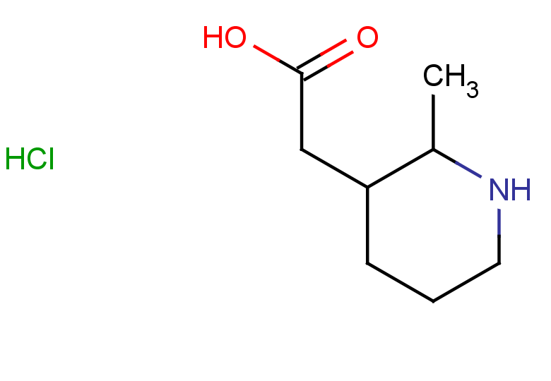 2-(2-methylpiperidin-3-yl)acetic acid hydrochloride