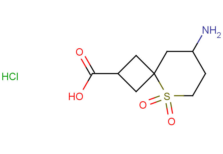 8-amino-5,5-dioxo-5lambda6-thiaspiro[3.5]nonane-2-carboxylic acid hydrochloride