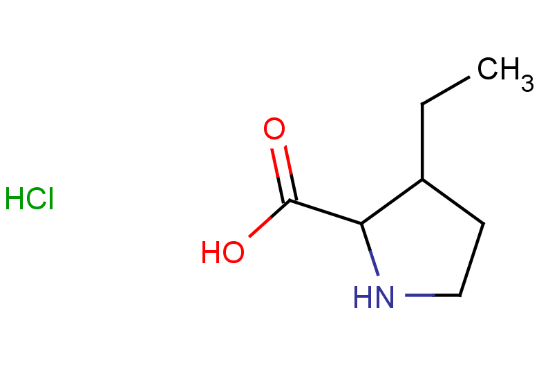 3-ethylpyrrolidine-2-carboxylic acid hydrochloride, Mixture of diastereomers