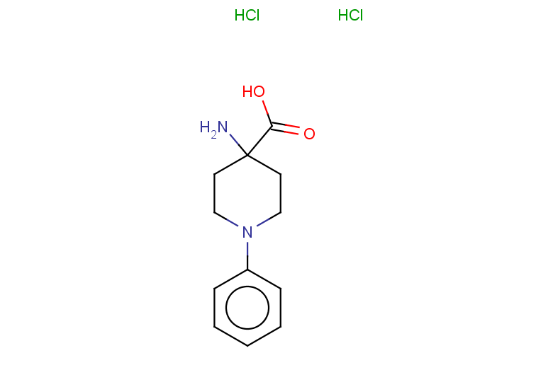 4-amino-1-phenylpiperidine-4-carboxylic acid dihydrochloride