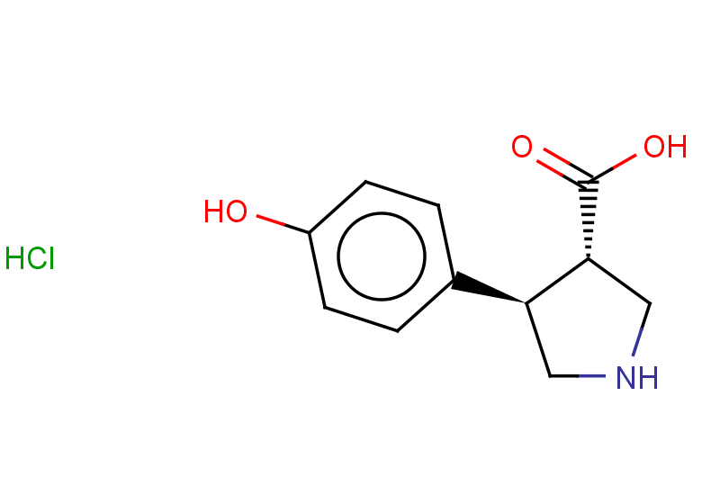 rac-(3R,4S)-4-(4-hydroxyphenyl)pyrrolidine-3-carboxylic acid hydrochloride