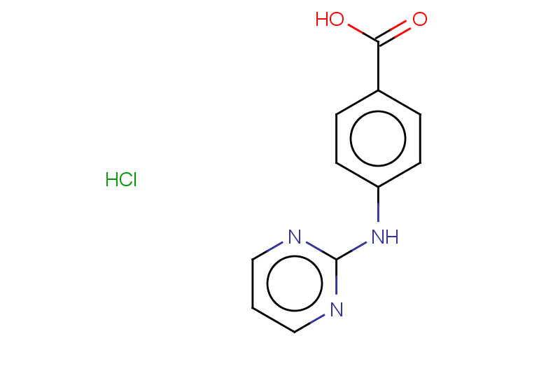 4-[(pyrimidin-2-yl)amino]benzoic acid hydrochloride