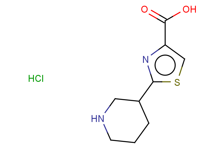 2-(piperidin-3-yl)-1,3-thiazole-4-carboxylic acid hydrochloride