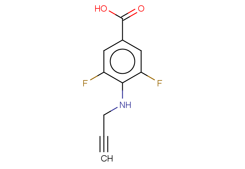 3,5-difluoro-4-[(prop-2-yn-1-yl)amino]benzoic acid