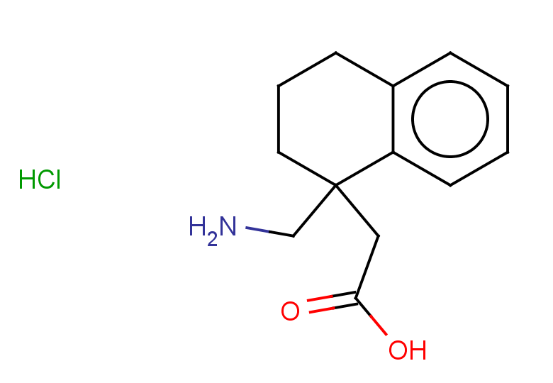 2-[1-(aminomethyl)-1,2,3,4-tetrahydronaphthalen-1-yl]acetic acid hydrochloride