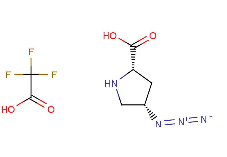 (2S,4S)-4-azidopyrrolidine-2-carboxylic acid, trifluoroacetic acid