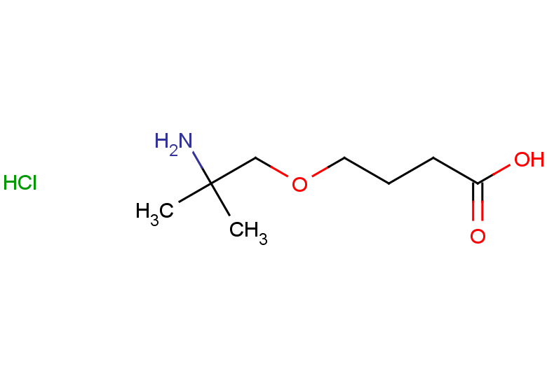 4-(2-amino-2-methylpropoxy)butanoic acid hydrochloride