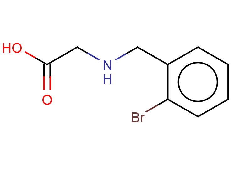 2-{[(2-bromophenyl)methyl]amino}acetic acid