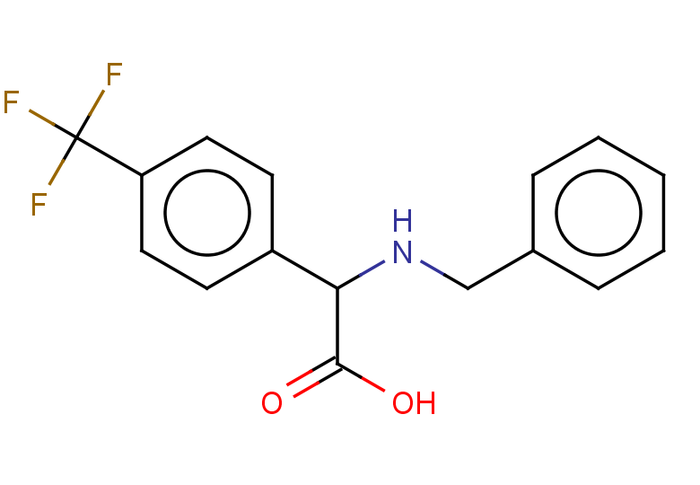 2-(benzylamino)-2-[4-(trifluoromethyl)phenyl]acetic acid